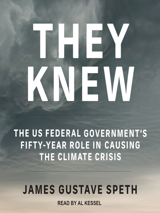 Title details for They Knew by James Gustave Speth - Wait list